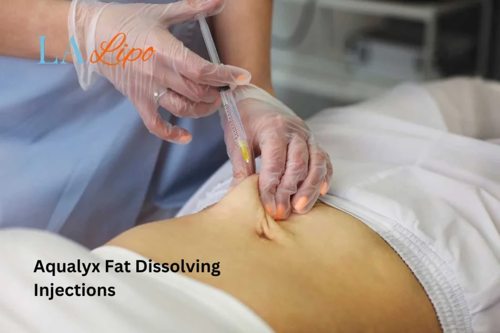 woman having fat dissolving injections Stourport-on-Severn in the stomach