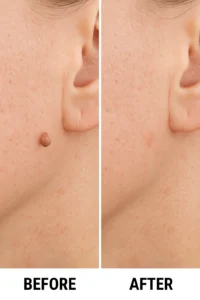 Skin tags removal Stourport-on-Severn before and after