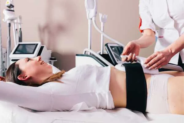 woman having body sculpting to help improve her body image and her mental health Stourport-on-Severn