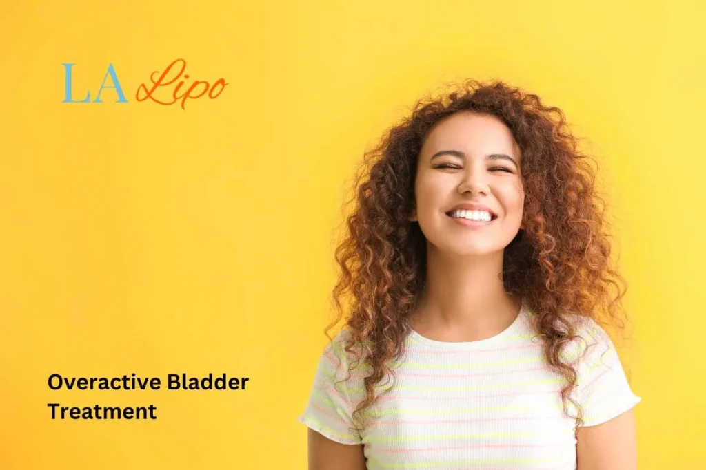 woman smiling about overactive bladder treatment Stourport-on-Severn solutions